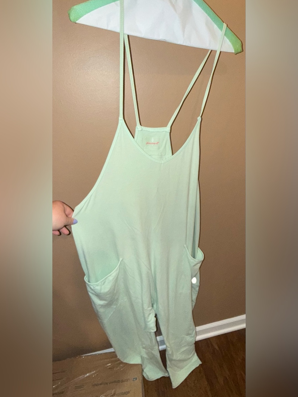 FP Movement by Free People Pale Mint Lightweight Jumpsuit